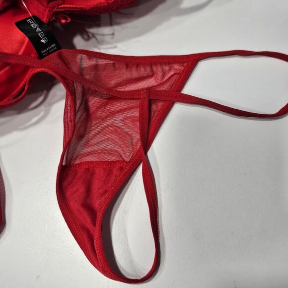 Rene Rofe Push Up Babydoll with G-String Thong - 2 Piece Set - Picture 6 of 9